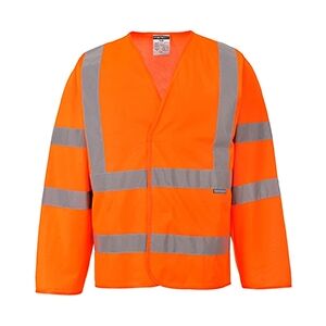 Portwest C473 Hi-Vis Two Band & Brace Jacket S/M  Orange