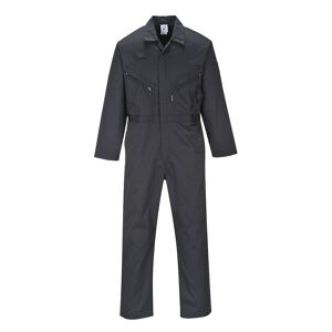Portwest C813 Liverpool Zip Coverall Tall M  Black
