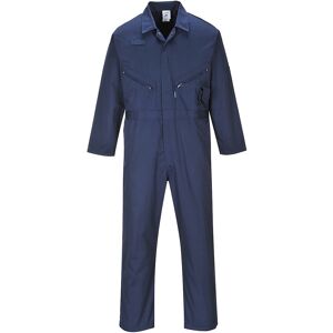 Portwest C813 Liverpool Zip Coverall Tall S  Navy