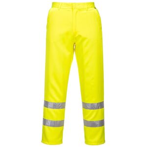 Portwest E041 Hi-Vis Polycotton Trousers Regular L  Yellow