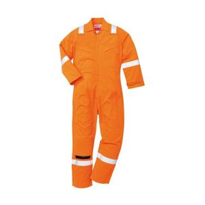 Portwest FR28 Flame Resistant Anti-Static Lightweight Coverall XS  Orange
