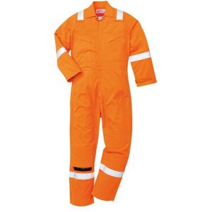 Portwest FR28 Flame Resistant Anti-Static Lightweight Coverall S  Orange