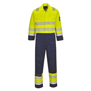 Portwest MV28 Hi-Vis Modaflame 2-Tone Coverall - Regular Length