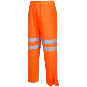 Portwest RT31 Hi-Vis Waterproof Railway Trousers GO/RT3279 S  Orange