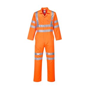 Portwest RT42 Hi-Vis Orange Polycotton Coverall RIS-3279-TOM