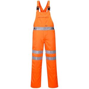 Portwest RT43 Hi-Vis Bib & Brace XL  Orange