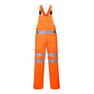 Portwest RT43 Hi-Vis Bib & Brace L  Orange