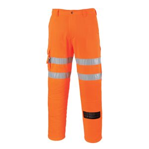 Portwest RT46 Rail Combat Trousers M  Orange