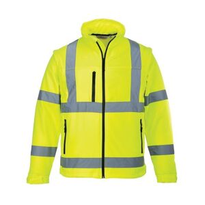 Portwest S428 Hi-Vis 2-in-1 Softshell Jacket (3L) L  Yellow
