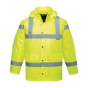 Portwest S461 Hi-Vis Breathable Padded Jacket S  Yellow