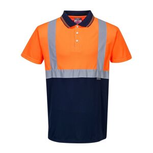 Portwest S479 Hi-Vis Two-Tone Polo Shirt L  Orange
