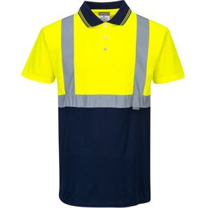 Portwest S479 Hi-Vis Two-Tone Polo Shirt XL  Orange