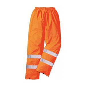 Portwest S480 Hi-Vis Traffic Over Trousers M  Orange