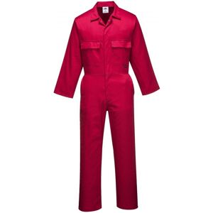 Portwest S999 Euro Work Coverall XL  Red