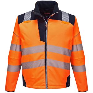 Portwest T402 PW3 Hi-Vis Softshell Jacket 3XL  Orange/Navy