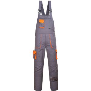 Portwest TX12 Texo Contrast Bib & Brace Regular S  Grey