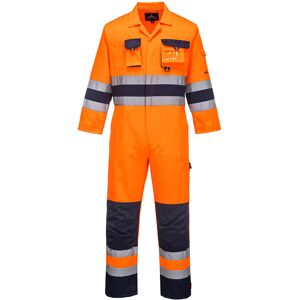 Portwest TX55 Nantes Hi-Vis Coverall S  Orange