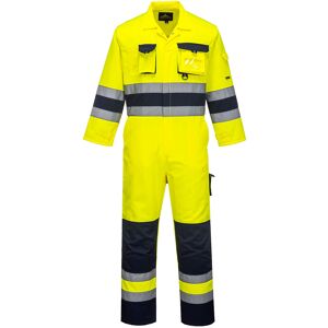 Portwest TX55 Nantes Hi-Vis Coverall XXL  Yellow