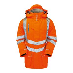 Pulsar PR499 Hi-Vis Rail Spec Parka Storm Coat 3XL  Orange