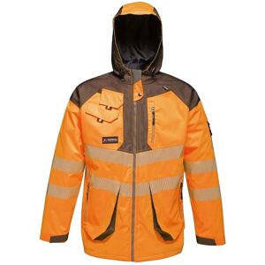 Regatta TRA340 TT Tactical Hi-Vis Parka Jacket M  Orange