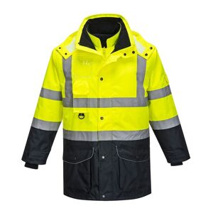 Portwest S426 7-In-1 Hi-Vis Contrast Traffic Jacket 3XL  Yellow