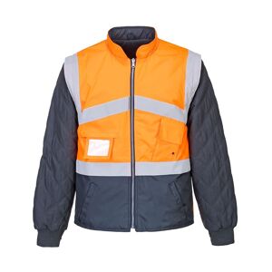 Portwest S769 Hi-Vis 2-Tone Reversible Jacket 3XL  Orange/Navy