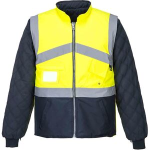 Portwest S769 Hi-Vis 2-Tone Reversible Jacket S  Yellow/Navy