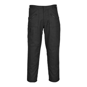 Portwest S887 Action Trousers Tall Leg Black 38