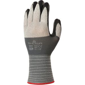 Showa 381 Grey Foamed Nitrile Palm-Coated Gloves 11 Grey