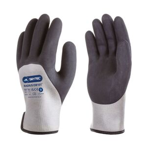 Skytec Radius EW151 Fully Coated Cut Resistant Thermal Latex Gloves 11 Grey/Black