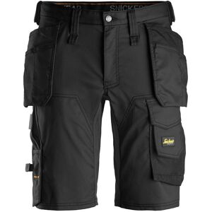 Snickers 6141 AllroundWork Stretch Shorts 62/47  Black