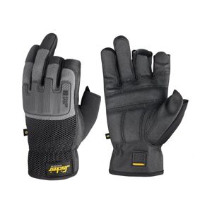 Snickers 9586 Power Open Gloves EN388  7  Black/Grey