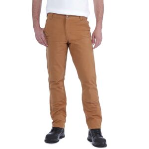 Carhartt 103340 Rugged Flex Straight Fit Duck Double-Front Work Trousers 34L  30W  Carhart Brown