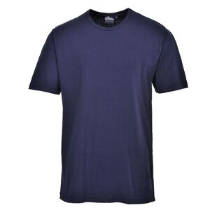Portwest B120 Thermal Short Sleeve T-Shirt XS Navy