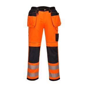 Portwest T501 Hi-Vis Holster Work Trouser 44  Orange