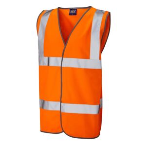 Leo Workwear Leo W01 Tarka Hi-Vis Waistcoat ISO 20471 Class 2 5XL  Orange