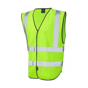 Leo Workwear W05 Pilton Hi-Vis Reflective Waistcoat XXL  Lime