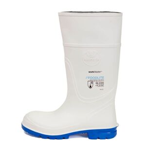 Respirex WorkMaster B01663 Foodlite Safety Wellington Boots SCR 13/48  White