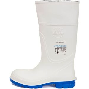 Respirex WorkMaster B01663 Foodlite Safety Wellington Boots SCR 11/46  White