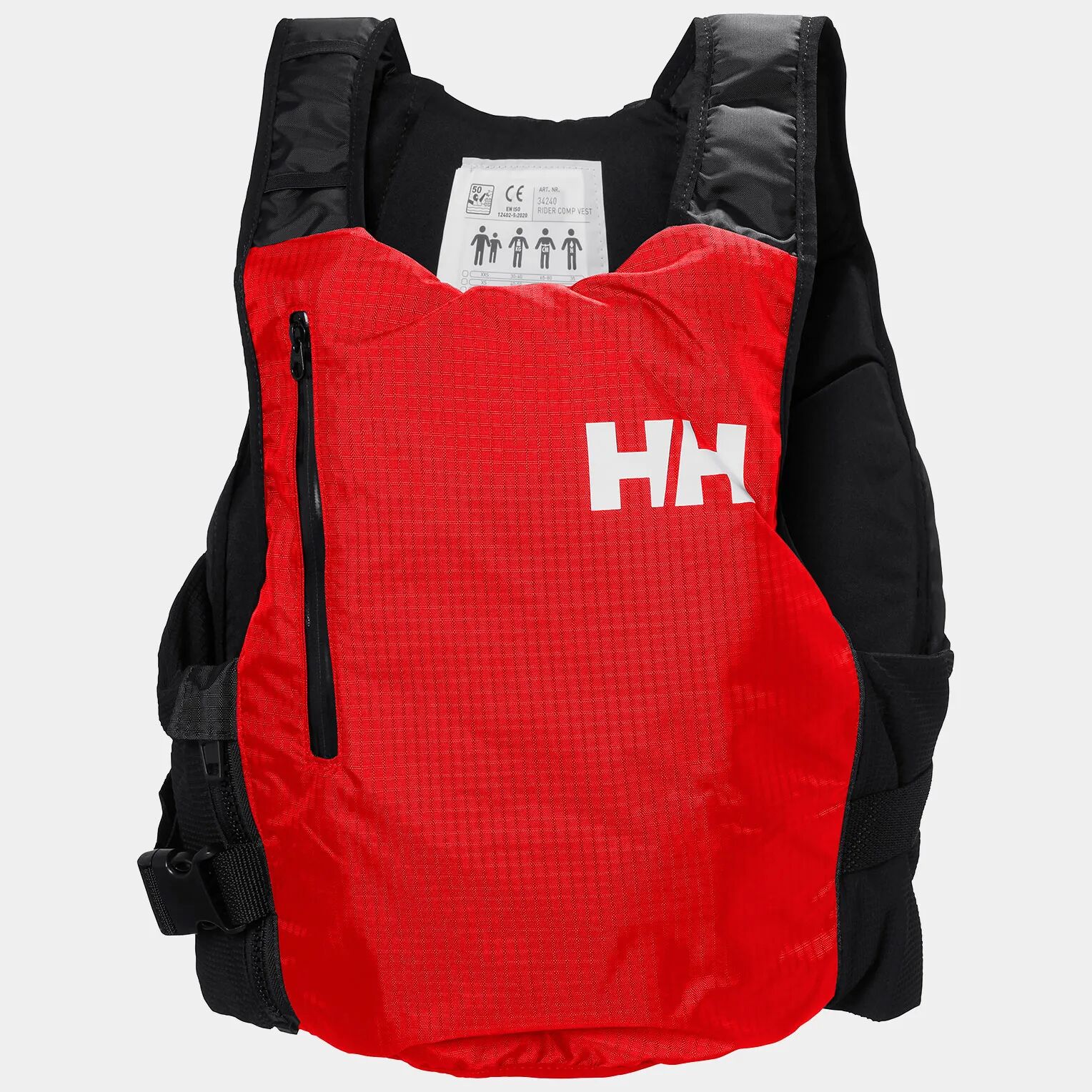 Helly Hansen Rider Foil Race Life Jacket Red 90+KG - Alert Red - Unisex