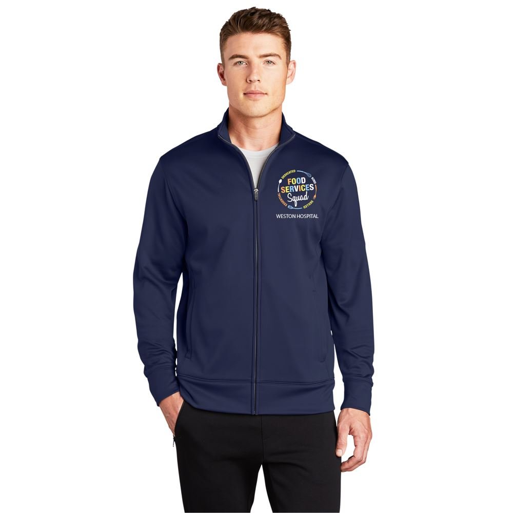 Positive Promotions 3 Food & Nutrition Services Sport-Tek® Men's All-Season Lightweight Wicking Fleeces Full-Zip Jacket - Embroidered Personalization Available