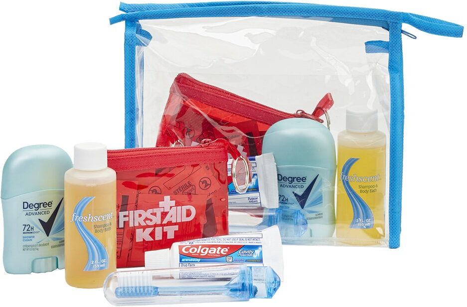 Positive Promotions 25 6-Piece Basic Personal Care Kits