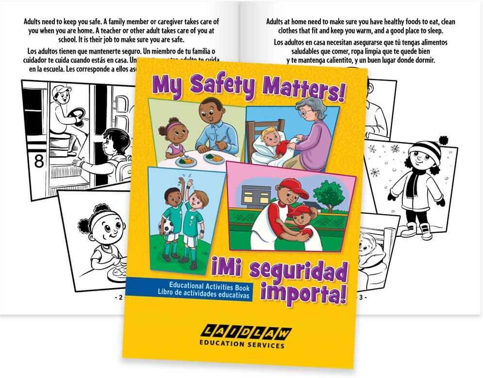 Positive Promotions 100 My Safety Matters! Educational Activities Books (English/Spanish) - Personalization Available