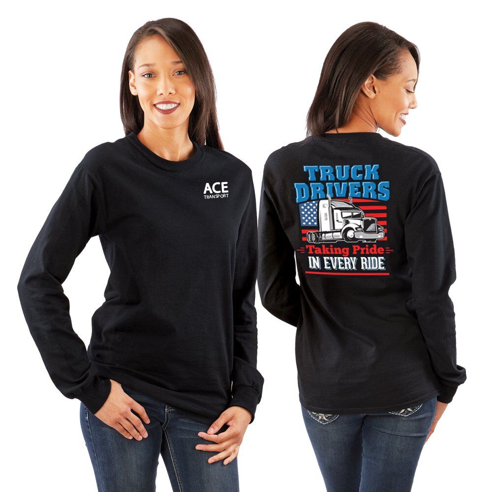 Positive Promotions 18 Truck Drivers: Taking Pride On Every Ride- Two-Sided Shirts