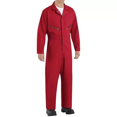 Men's Red Kap Zip-Front Cotton Coverall, Size: 40