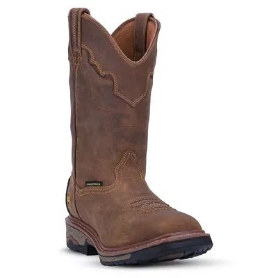 Dan Post Blayde Men's Waterproof Steel Toe Work Boots, Size: Medium (7.5), Brown