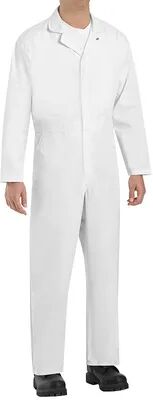 Red Kap Men's Red Kap Twill Action Back Coverall, Size: XXL, White