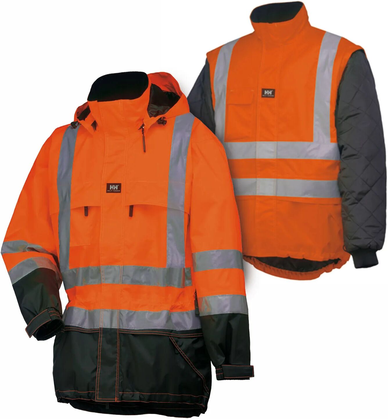 HH Workwear Helly Hansen WorkwearPotsdam 3-in-1 Waterproof Work Jacket Orange L