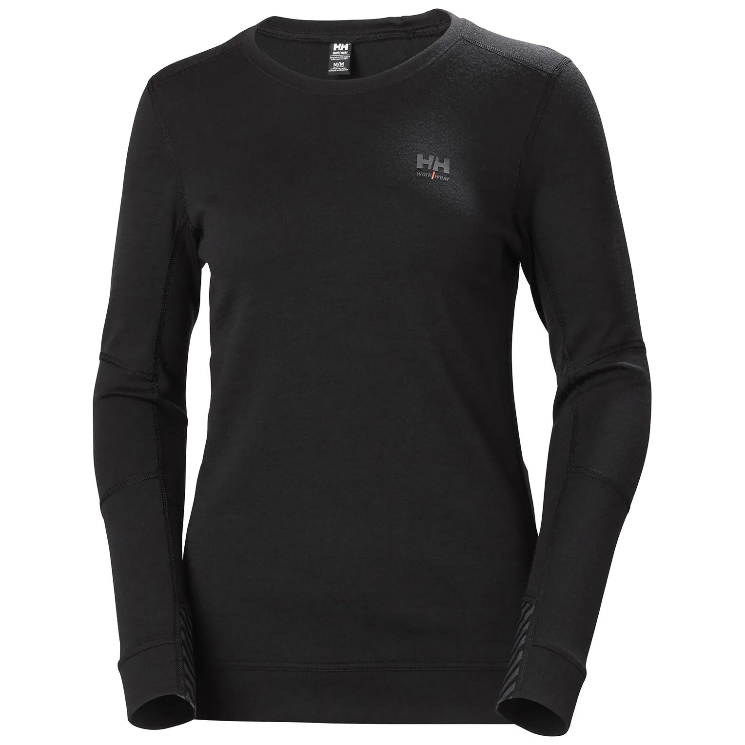 HH Workwear Helly Hansen WorkwearWomens Lifa Merino Crewneck Black XS