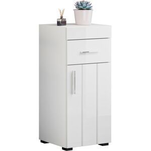 welltime Hochschrank »Triest«, Breite 36 cm weiss Hochglanz MDF TZ/weiss NB Größe